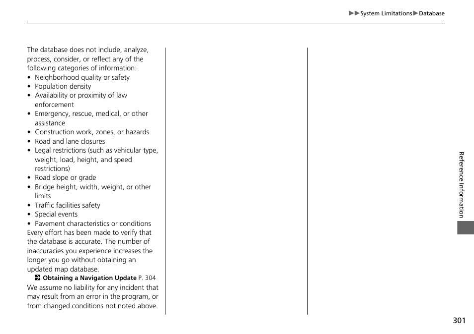Acura 2015 TLX - Navigation Manual (Without Software Update) Ver. ST02 User Manual | Page 302 / 329