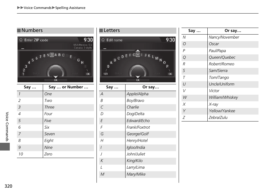 Acura 2015 TLX - Navigation Manual (Without Software Update) Ver. ST02 User Manual | Page 321 / 329