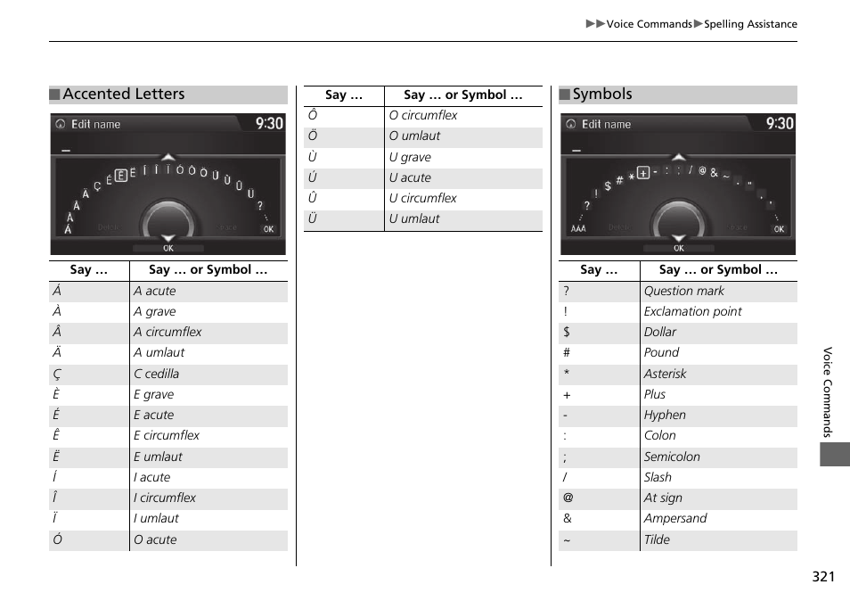 Acura 2015 TLX - Navigation Manual (Without Software Update) Ver. ST02 User Manual | Page 322 / 329