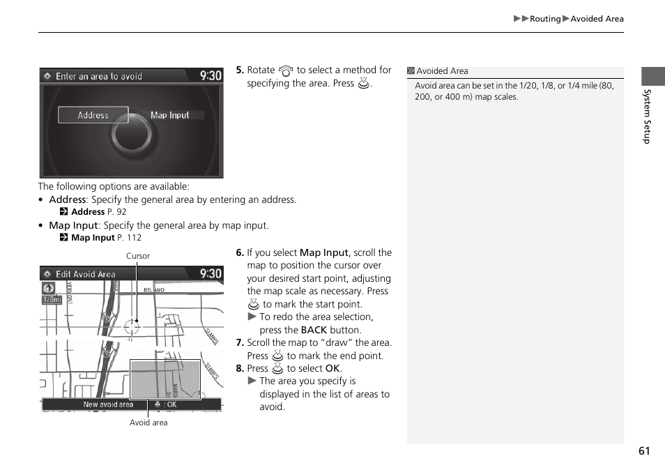 Acura 2015 TLX - Navigation Manual (Without Software Update) Ver. ST02 User Manual | Page 62 / 329