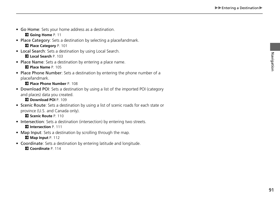 Acura 2015 TLX - Navigation Manual (Without Software Update) Ver. ST02 User Manual | Page 92 / 329