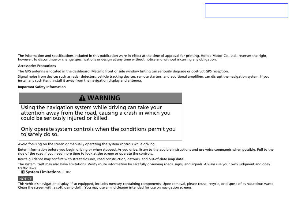 Acura 2015 TLX - Navigation Manual (With Software Update) Ver. ST03 User Manual | 333 pages