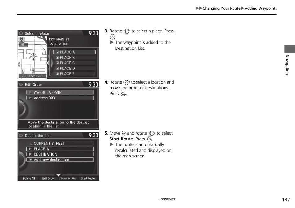Acura 2015 TLX - Navigation Manual (With Software Update) Ver. ST03 User Manual | Page 138 / 333
