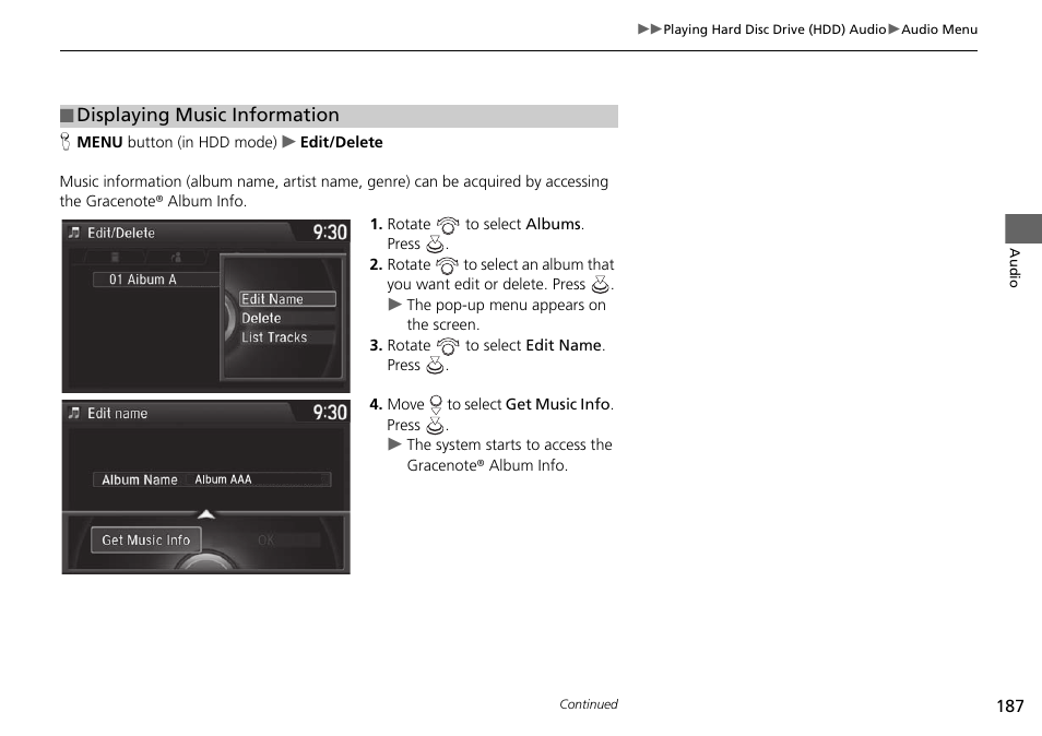 Acura 2015 TLX - Navigation Manual (With Software Update) Ver. ST03 User Manual | Page 188 / 333
