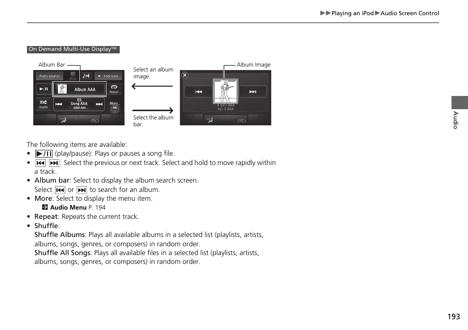 Acura 2015 TLX - Navigation Manual (With Software Update) Ver. ST03 User Manual | Page 194 / 333