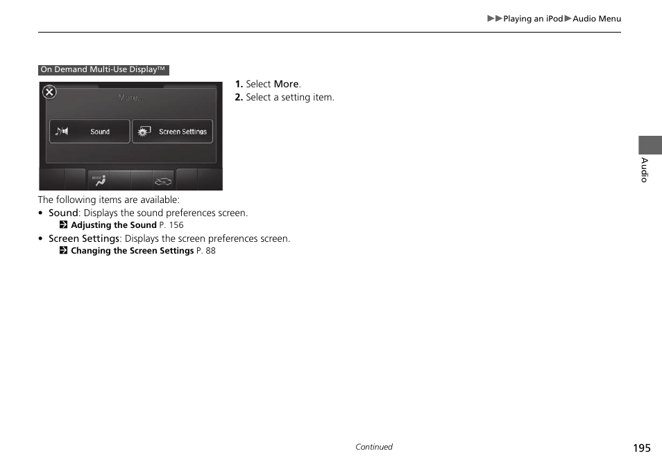 Acura 2015 TLX - Navigation Manual (With Software Update) Ver. ST03 User Manual | Page 196 / 333