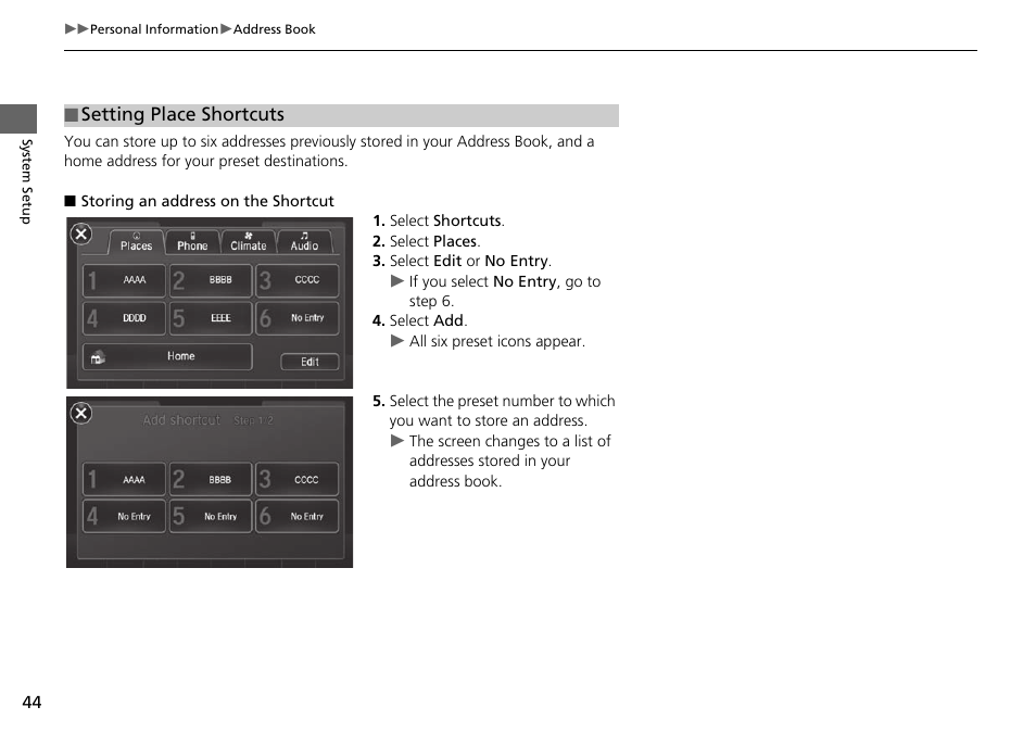 Acura 2015 TLX - Navigation Manual (With Software Update) Ver. ST03 User Manual | Page 45 / 333