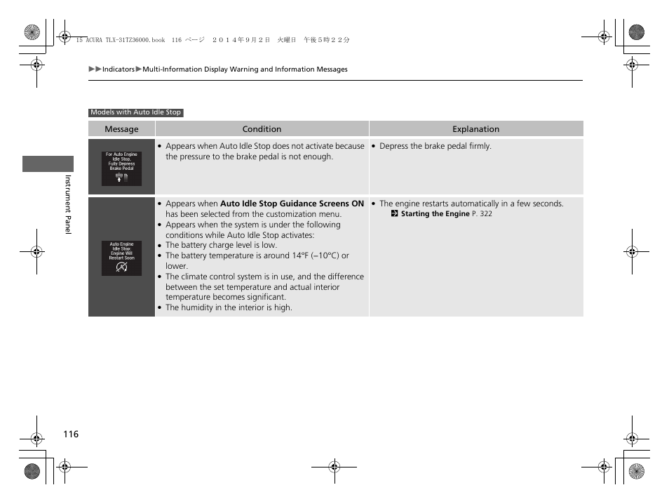 Acura 2015 TLX - Owner's Manual (Revised 12/13/2014) User Manual | Page 117 / 545