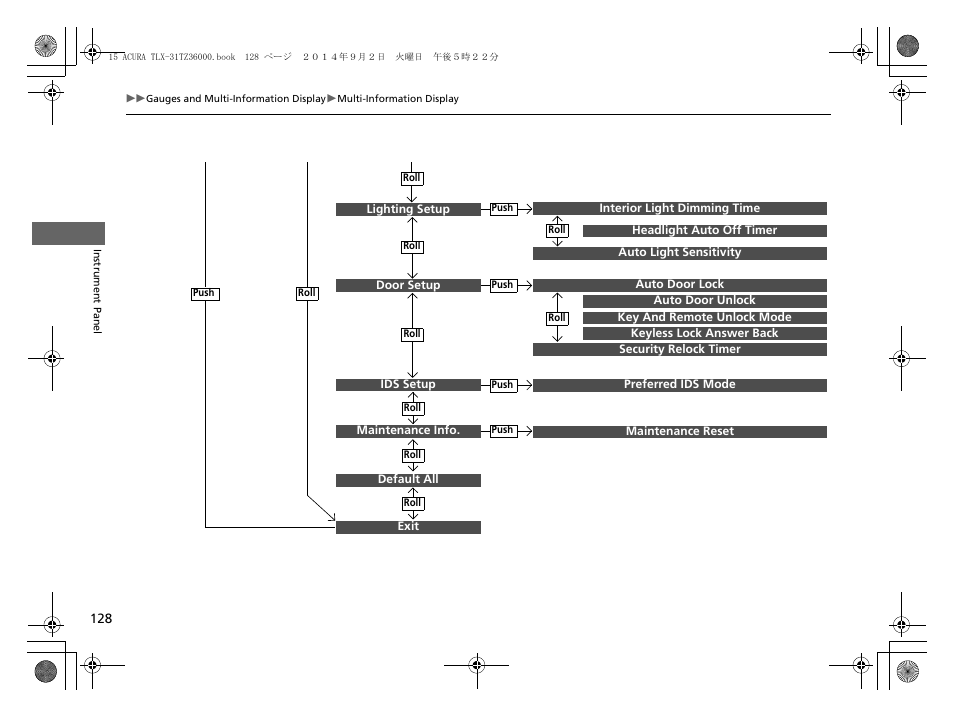 Acura 2015 TLX - Owner's Manual (Revised 12/13/2014) User Manual | Page 129 / 545