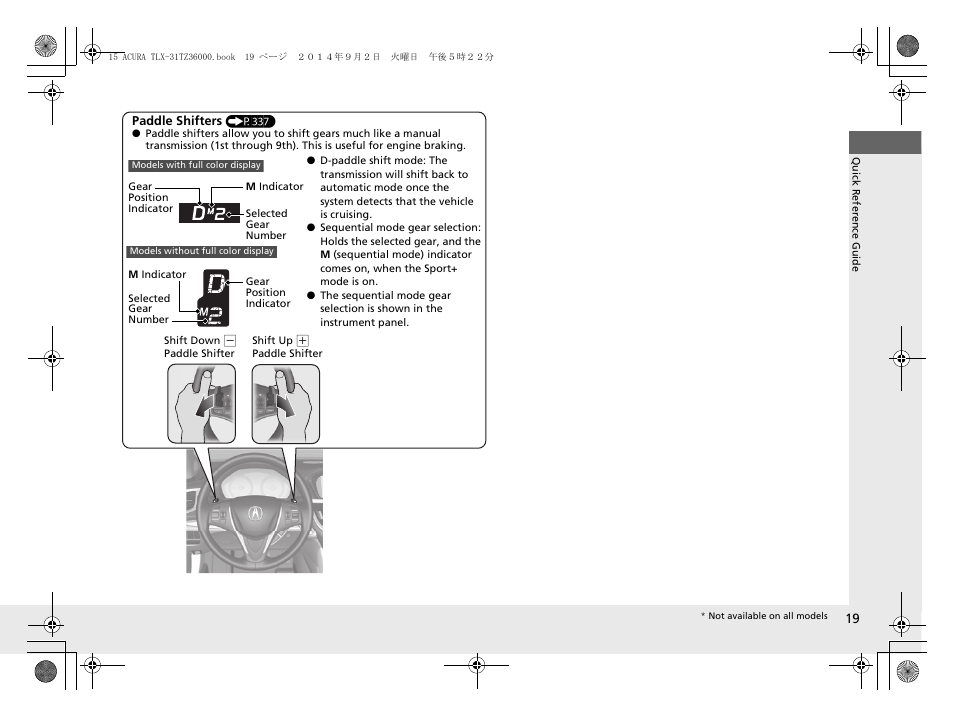 Acura 2015 TLX - Owner's Manual (Revised 12/13/2014) User Manual | Page 20 / 545