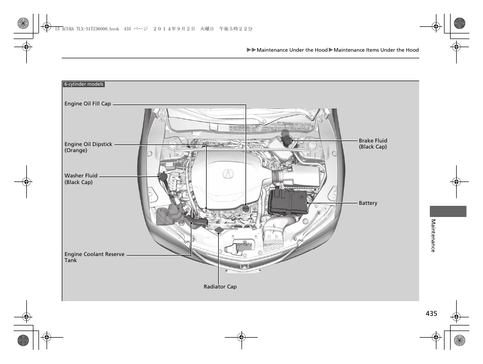 Acura 2015 TLX - Owner's Manual (Revised 12/13/2014) User Manual | Page 436 / 545