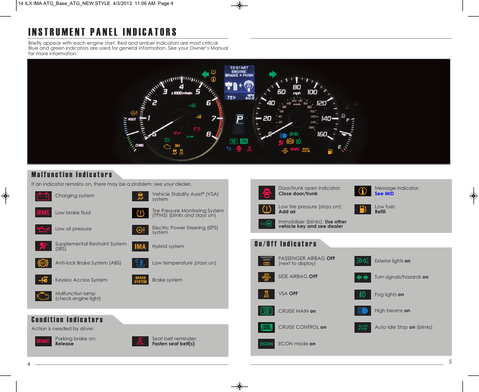 Acura 2014 ILX Hybrid - Advanced Technology Guide (Base) User Manual | Page 4 / 15