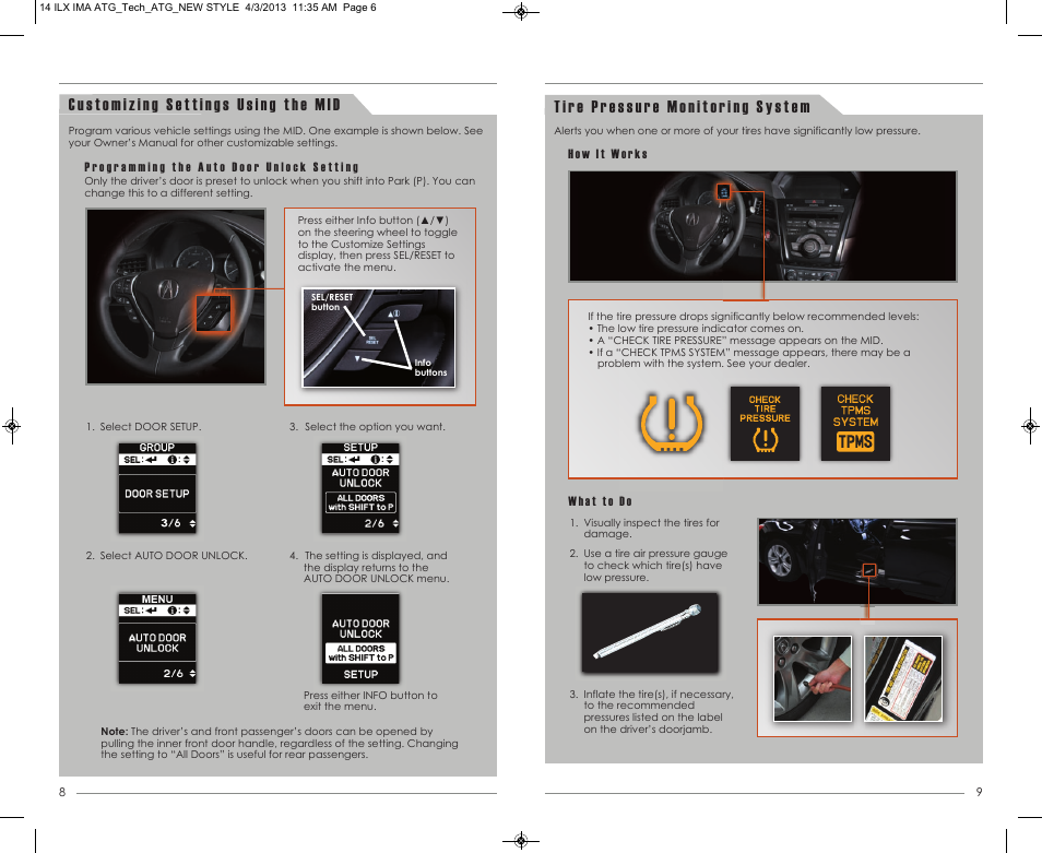 Acura 2014 ILX Hybrid - Advanced Technology Guide (Tech) User Manual | Page 6 / 20