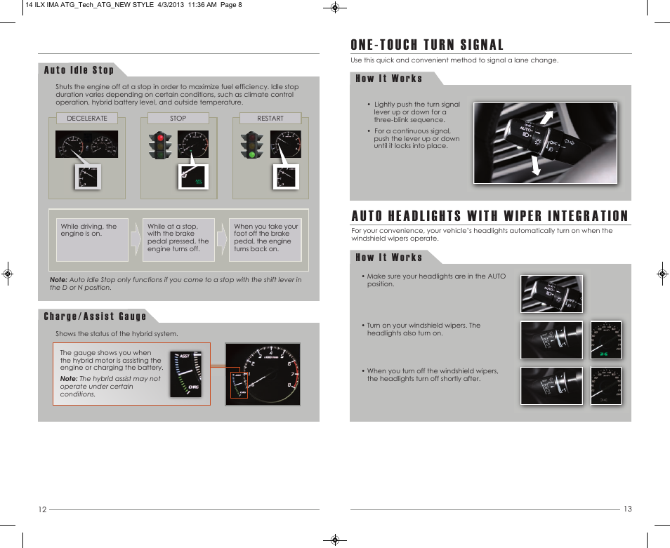 Acura 2014 ILX Hybrid - Advanced Technology Guide (Tech) User Manual | Page 8 / 20