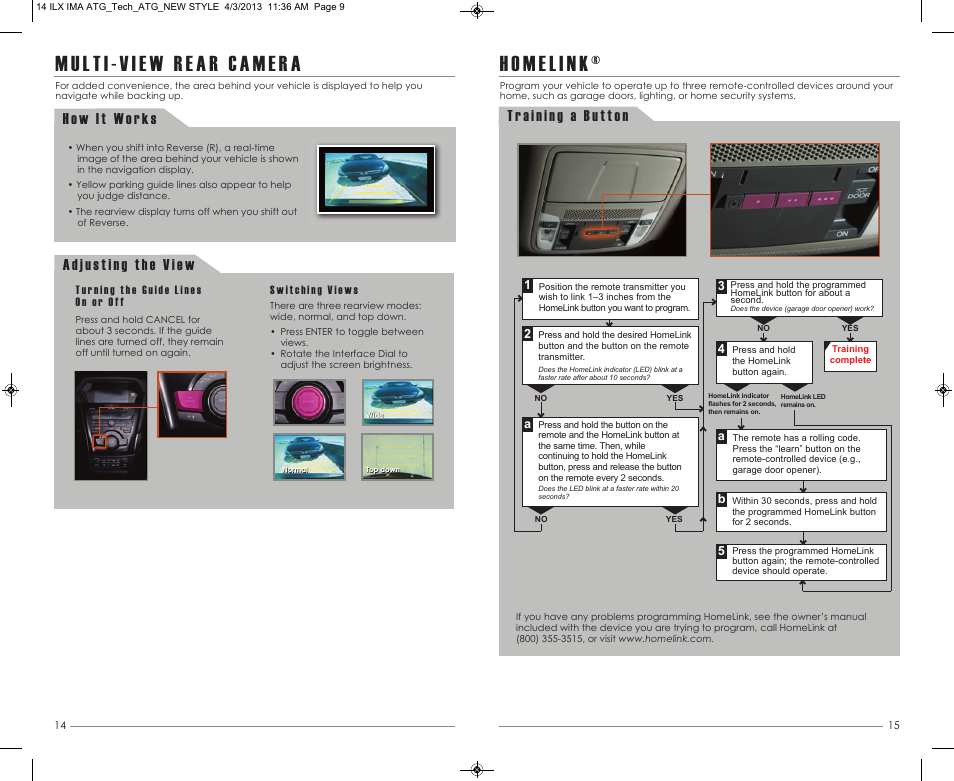 Acura 2014 ILX Hybrid - Advanced Technology Guide (Tech) User Manual | Page 9 / 20