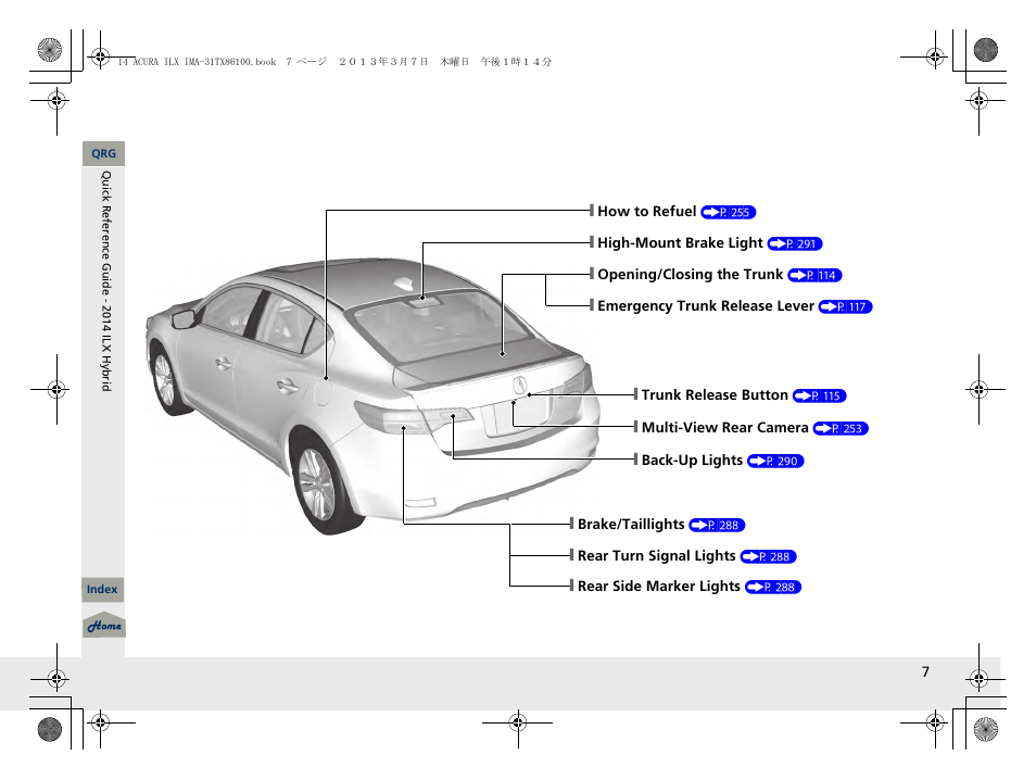 Acura 2014 ILX Hybrid - Owner's Manual User Manual | Page 8 / 365