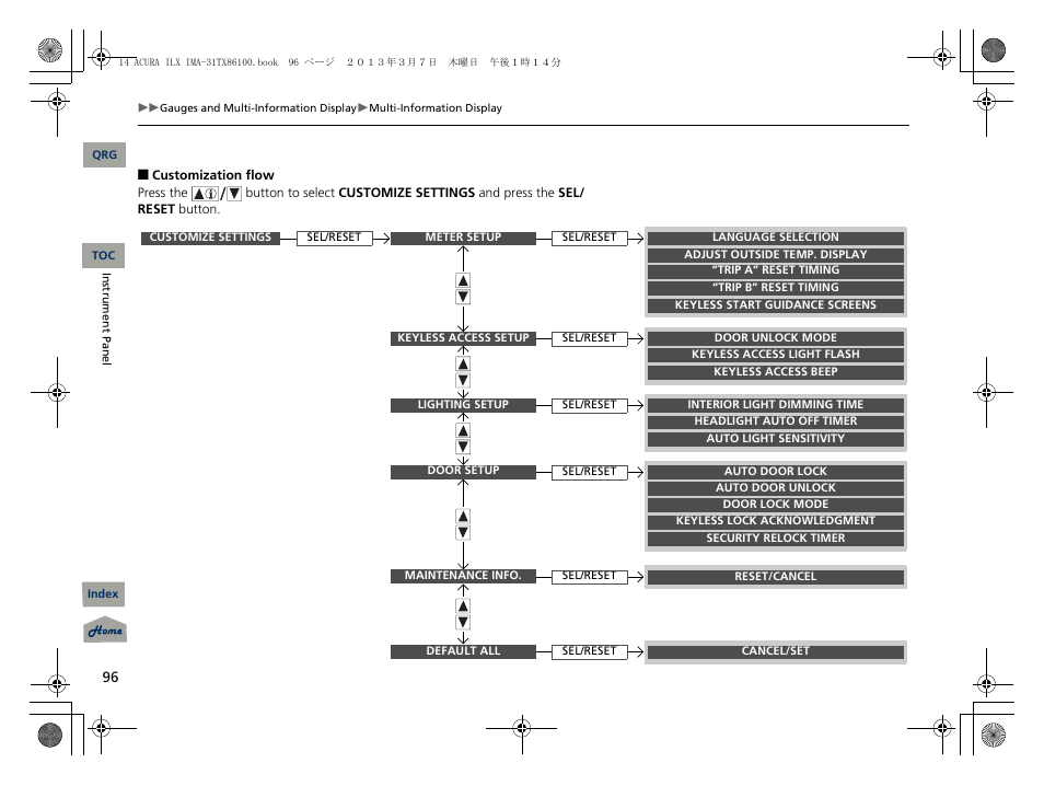 Acura 2014 ILX Hybrid - Owner's Manual User Manual | Page 97 / 365