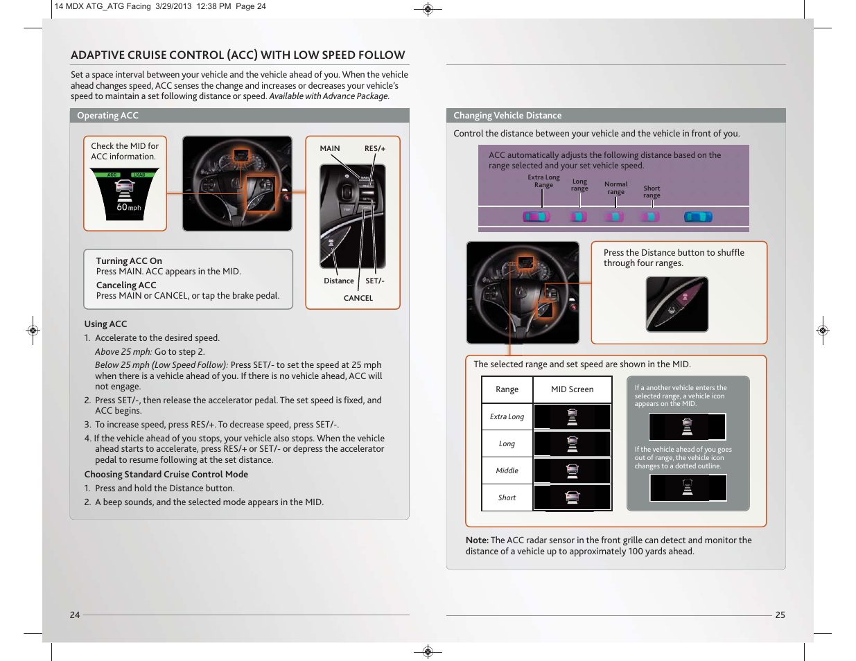 Acura 2014 MDX - Advanced Technology Guide User Manual | Page 14 / 28