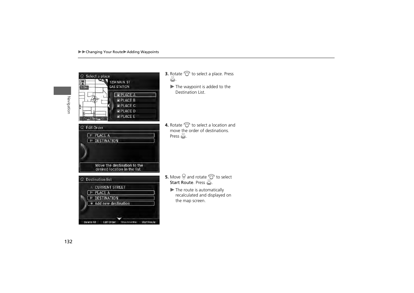 Acura 2014 MDX - Navigation Manual User Manual | Page 133 / 343