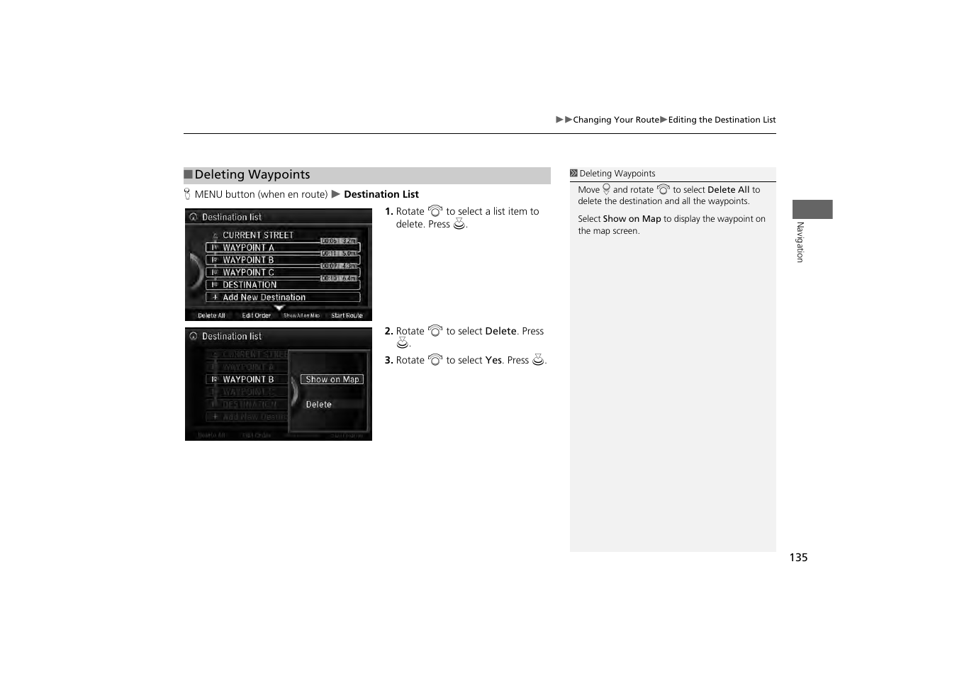 Acura 2014 MDX - Navigation Manual User Manual | Page 136 / 343