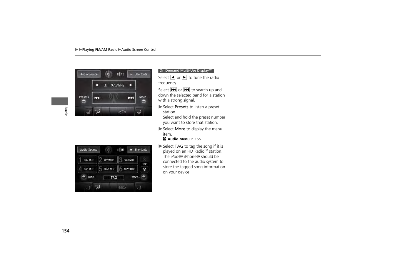 Acura 2014 MDX - Navigation Manual User Manual | Page 155 / 343