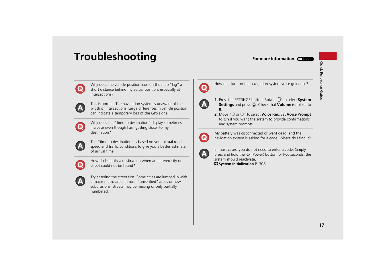 Troubleshooting | Acura 2014 MDX - Navigation Manual User Manual | Page 18 / 343
