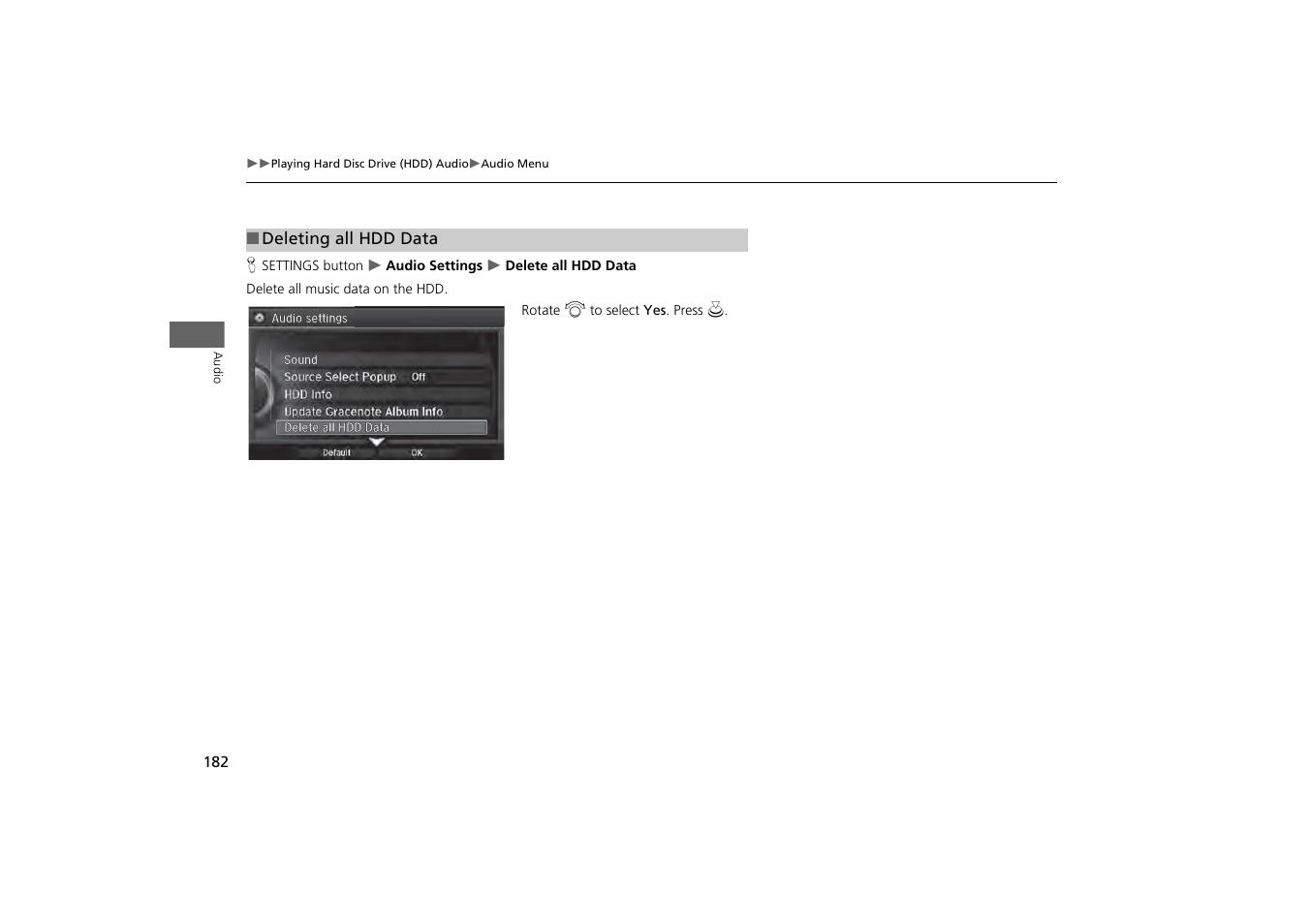 Acura 2014 MDX - Navigation Manual User Manual | Page 183 / 343