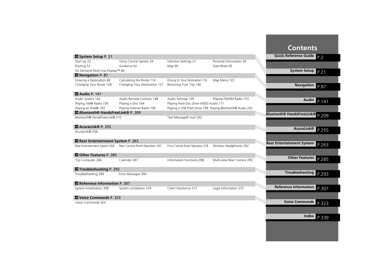 Acura 2014 MDX - Navigation Manual User Manual | Page 2 / 343