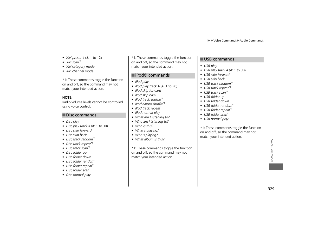 Acura 2014 MDX - Navigation Manual User Manual | Page 330 / 343