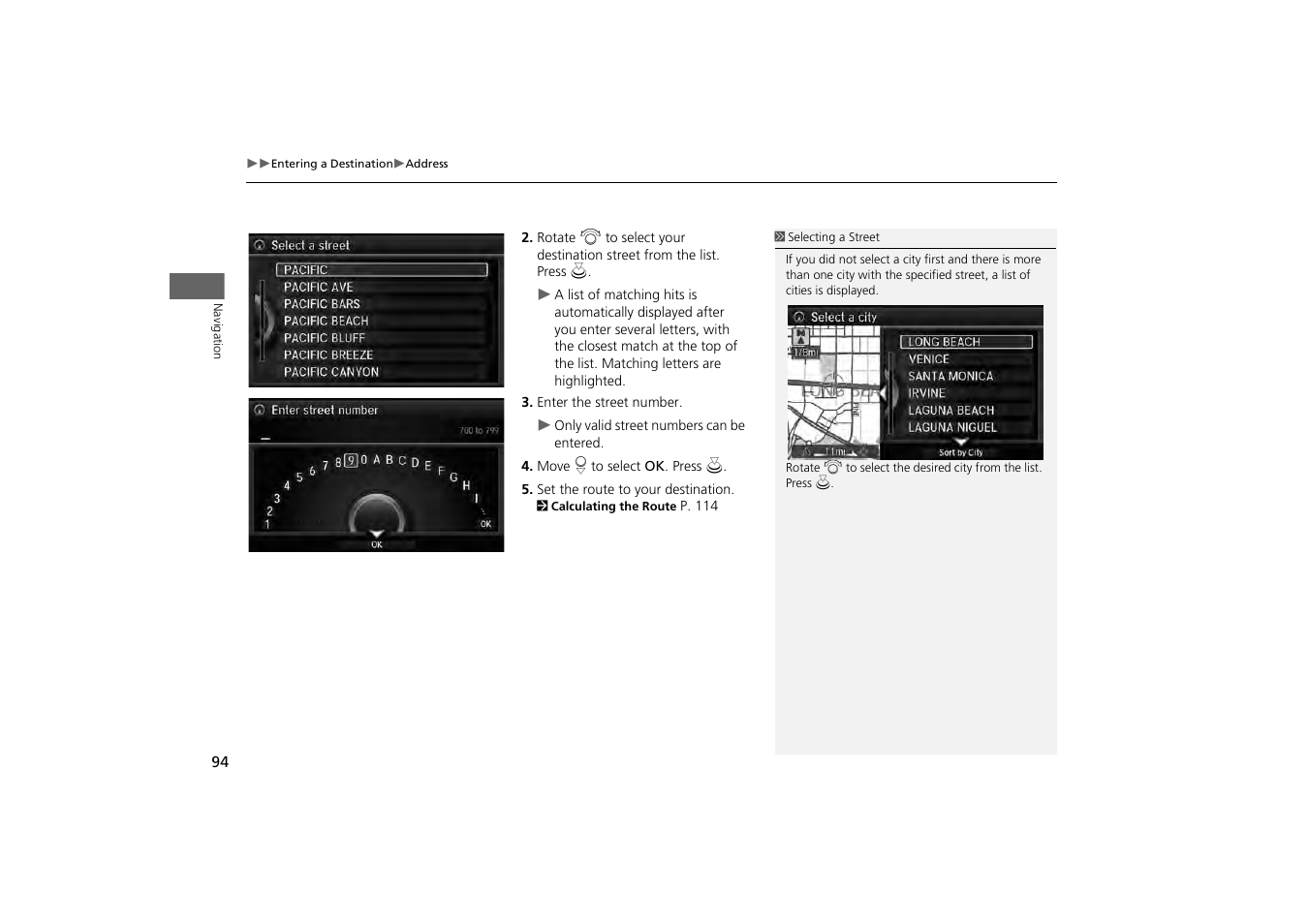 Acura 2014 MDX - Navigation Manual User Manual | Page 95 / 343