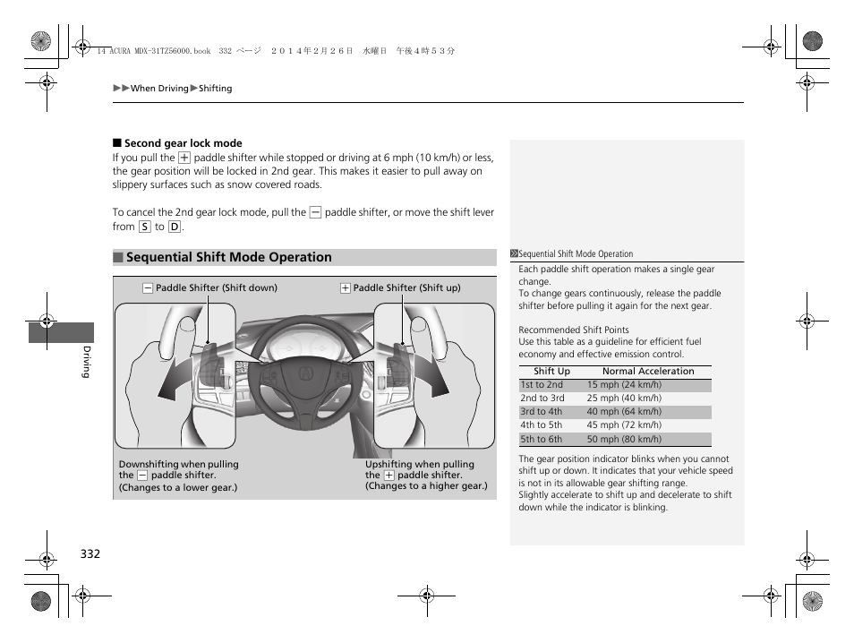 P332 | Acura 2014 MDX - Owner's Manual User Manual | Page 333 / 501