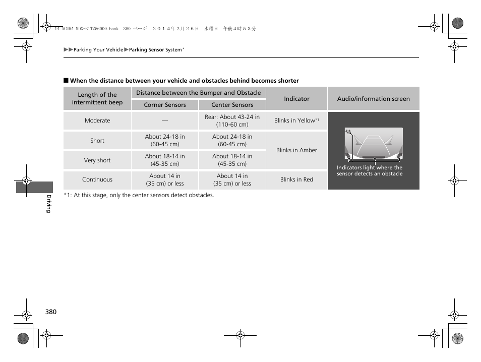 Acura 2014 MDX - Owner's Manual User Manual | Page 381 / 501