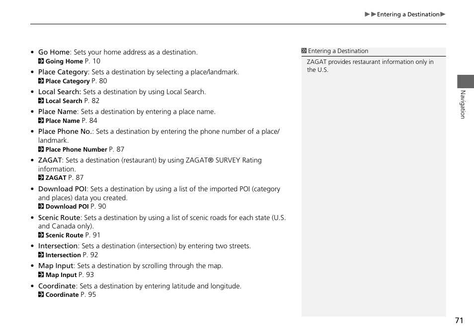 Acura 2014 RLX Hybrid - Navigation Manual User Manual | Page 72 / 156