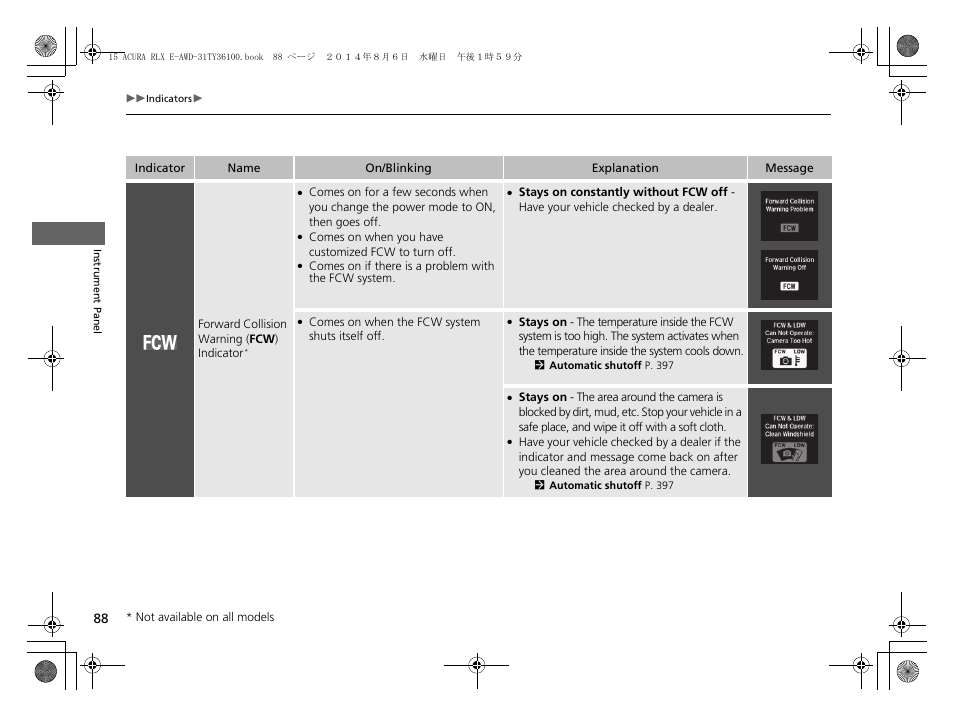 Acura 2014 RLX Hybrid - Owner's Manual User Manual | Page 89 / 565