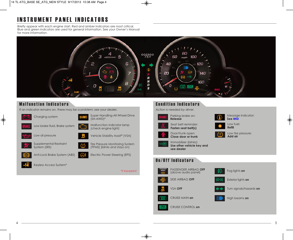 Acura 2014 TL - Technology Reference Guide (Base) User Manual | Page 4 / 10
