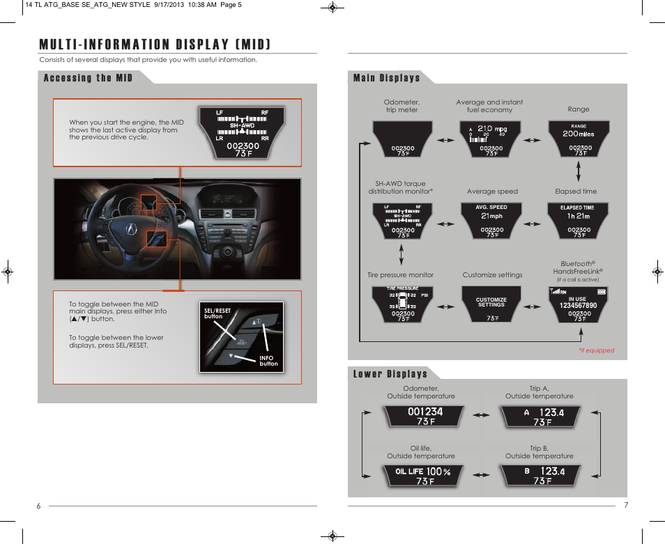 P. 6 | Acura 2014 TL - Technology Reference Guide (Base) User Manual | Page 5 / 10