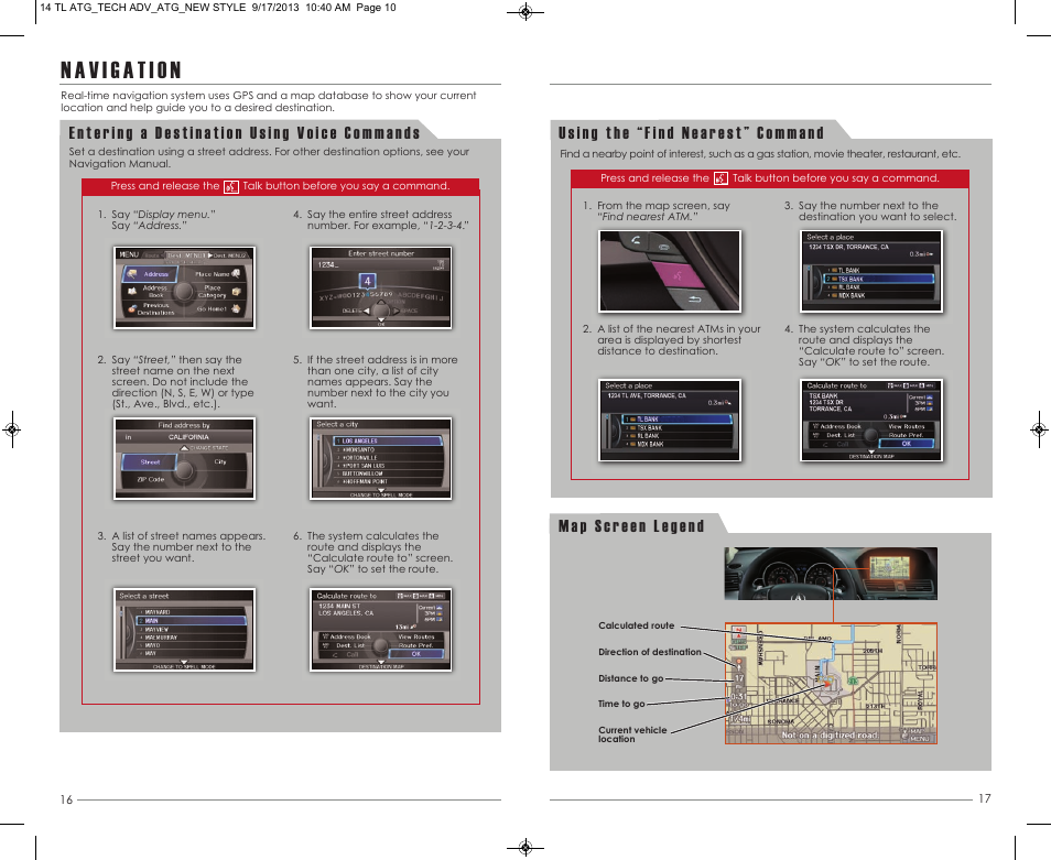 P. 16 | Acura 2014 TL - Technology Reference Guide (Tech) User Manual | Page 10 / 17