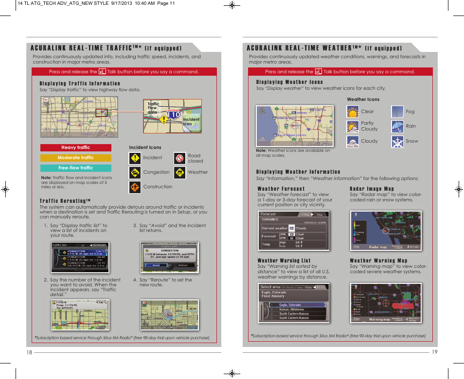 Acura 2014 TL - Technology Reference Guide (Tech) User Manual | Page 11 / 17