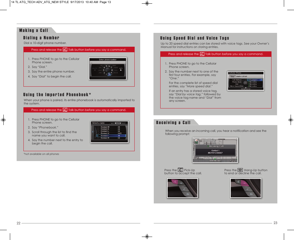 Acura 2014 TL - Technology Reference Guide (Tech) User Manual | Page 13 / 17
