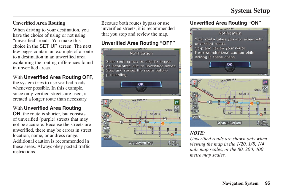 System setup | Acura 2014 TL - Navigation Manual User Manual | Page 96 / 160