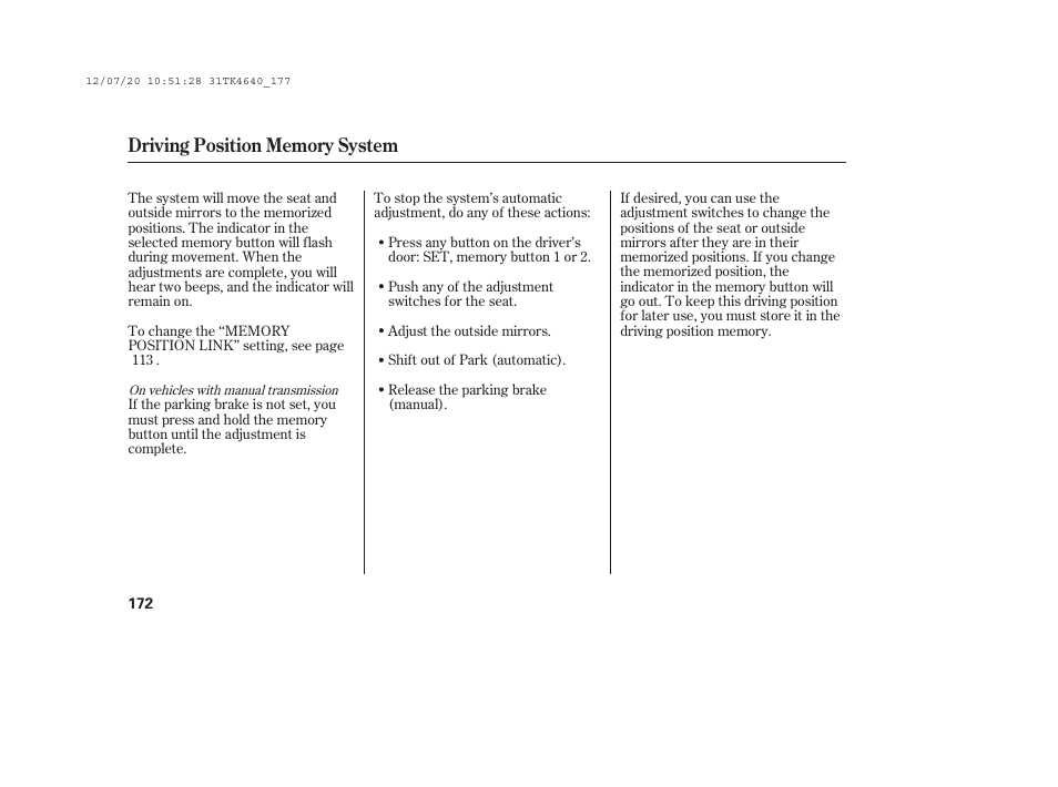 Acura 2014 TL - Owner's Manual User Manual | Page 178 / 653