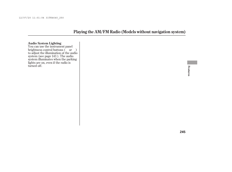 Acura 2014 TL - Owner's Manual User Manual | Page 251 / 653