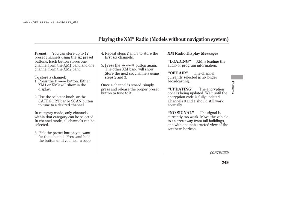 Acura 2014 TL - Owner's Manual User Manual | Page 255 / 653