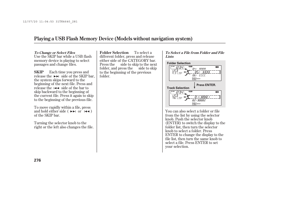 Acura 2014 TL - Owner's Manual User Manual | Page 282 / 653