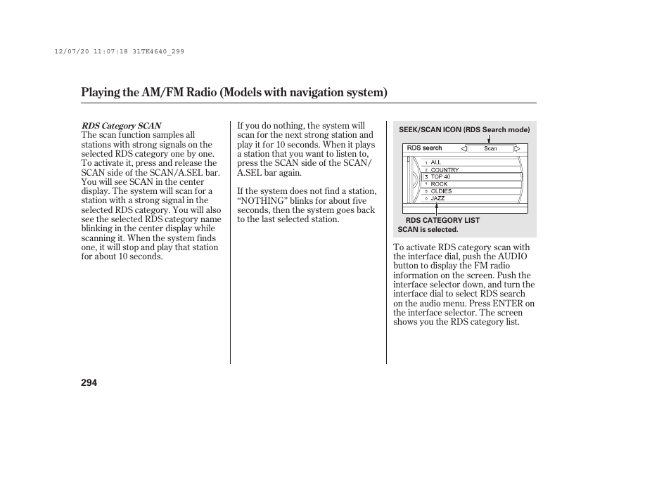 Acura 2014 TL - Owner's Manual User Manual | Page 300 / 653