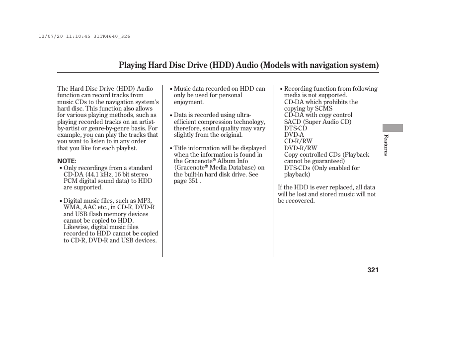 Acura 2014 TL - Owner's Manual User Manual | Page 327 / 653