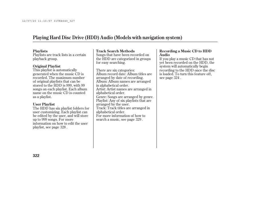 Acura 2014 TL - Owner's Manual User Manual | Page 328 / 653