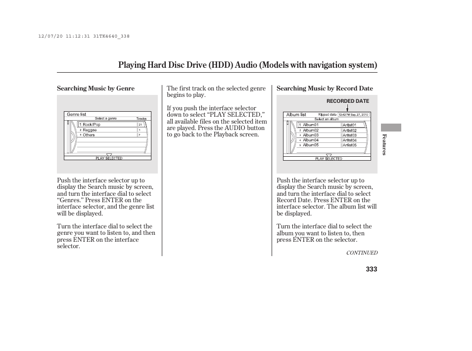 Acura 2014 TL - Owner's Manual User Manual | Page 339 / 653