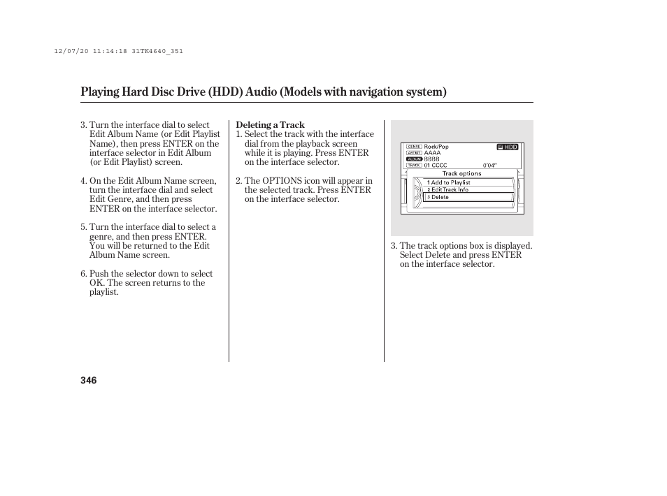 Acura 2014 TL - Owner's Manual User Manual | Page 352 / 653