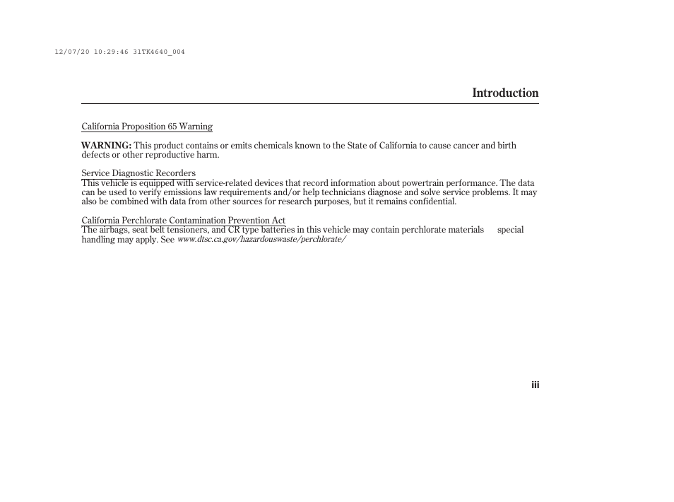 Introduction | Acura 2014 TL - Owner's Manual User Manual | Page 5 / 653